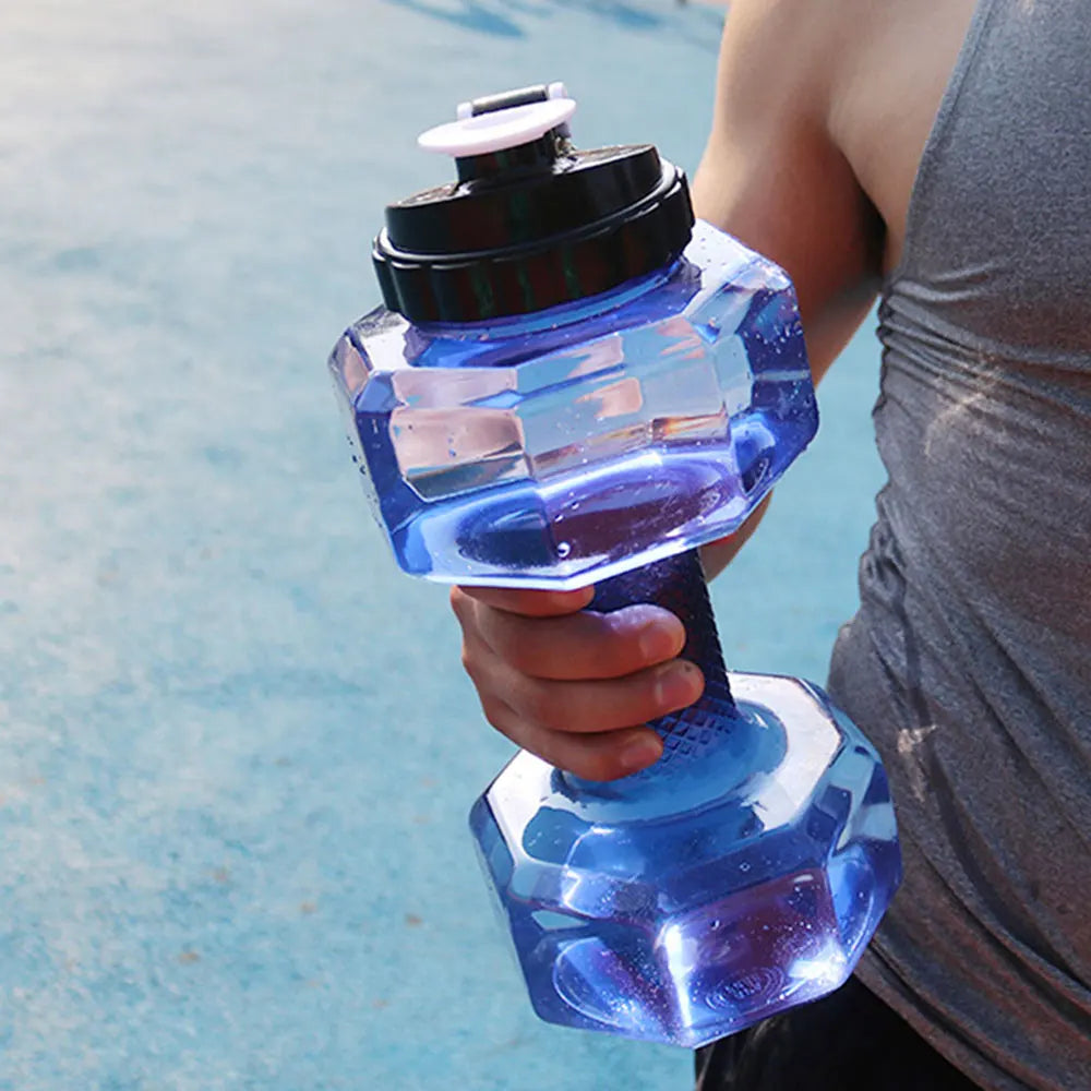 Dumbbell Shaped Water Bottle