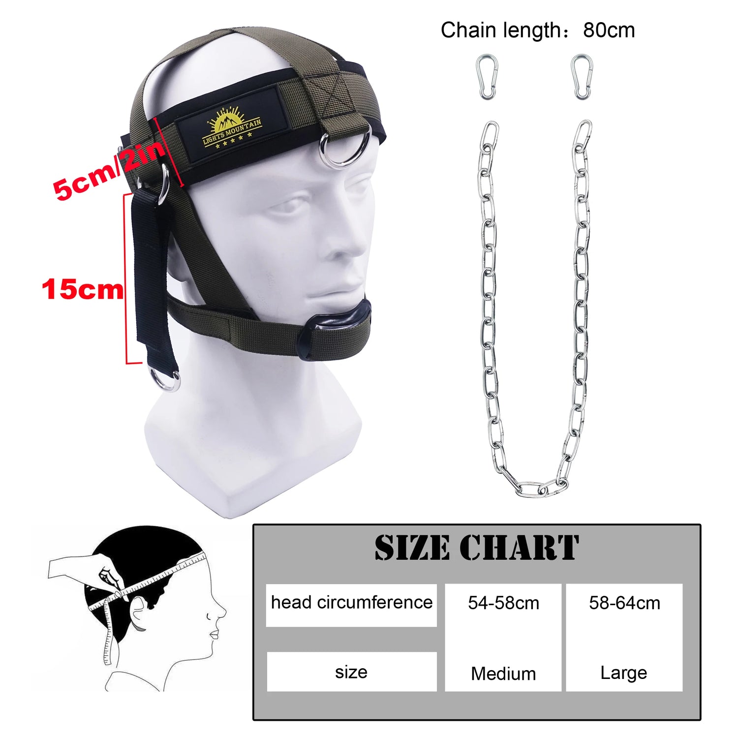 Multifunction Neck Workout Head Harness