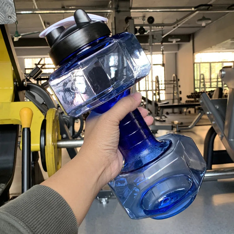 Dumbbell Shaped Water Bottle