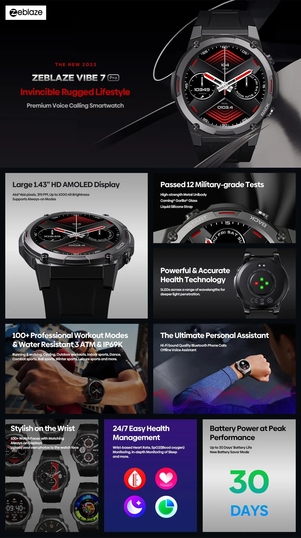 Zeblaze PRO Smart Watch