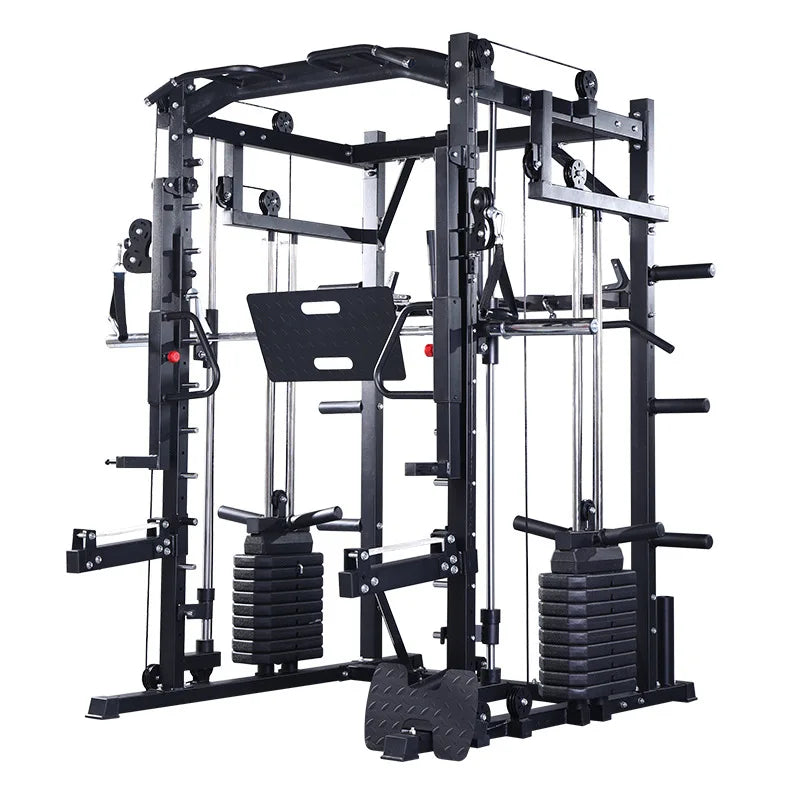 Multifunctional Smith Machine with 100kg Counterweight