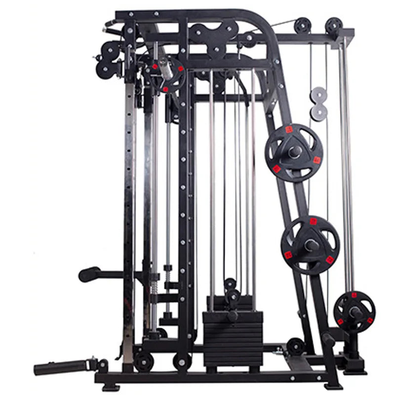 Smith Machine Cage - Multi-Function Station, Strength Training Equipment, Exercise Machine Rack for GYM