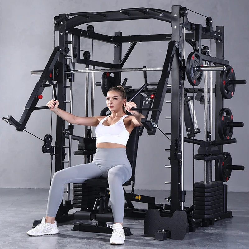 Multifunctional Smith Machine with 100kg Counterweight