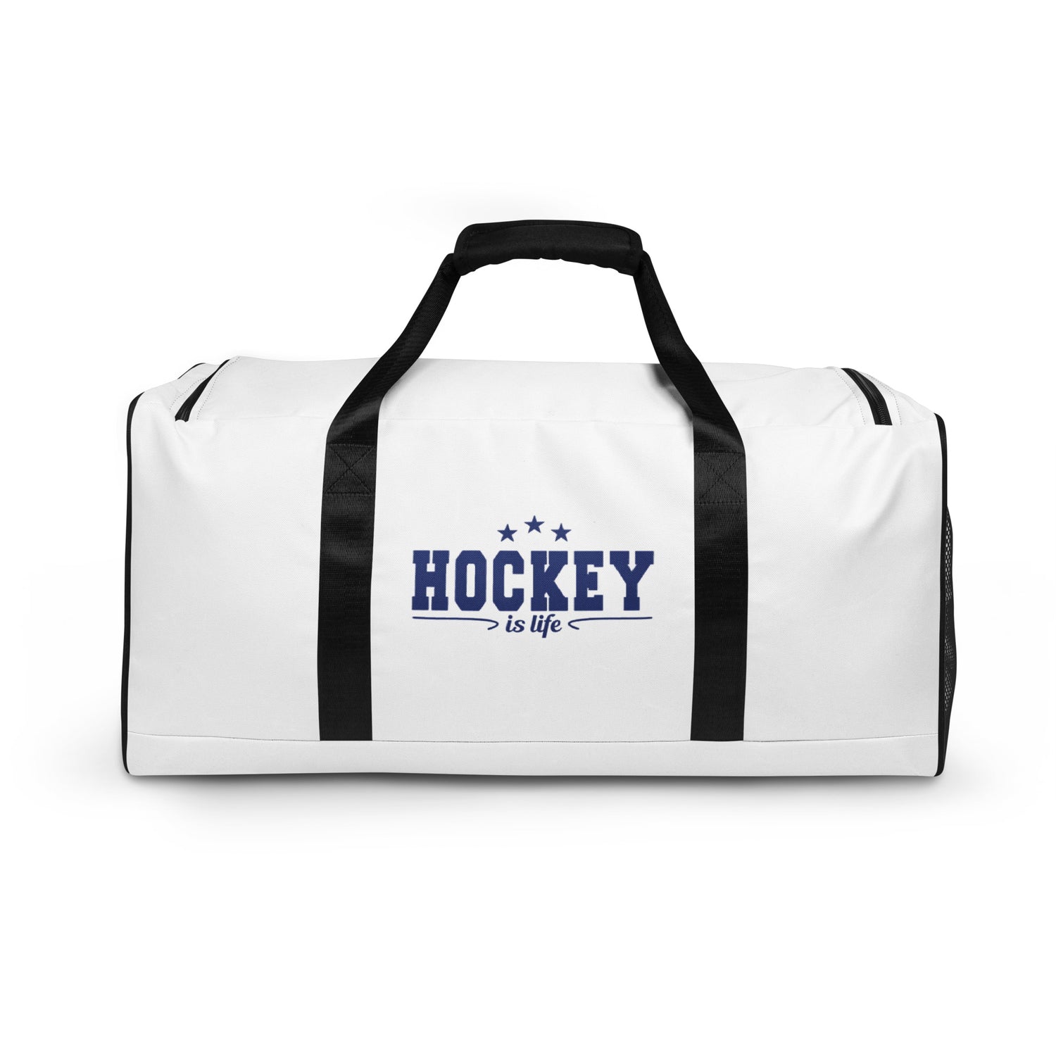 Hockey is Life graphic print Duffle bag