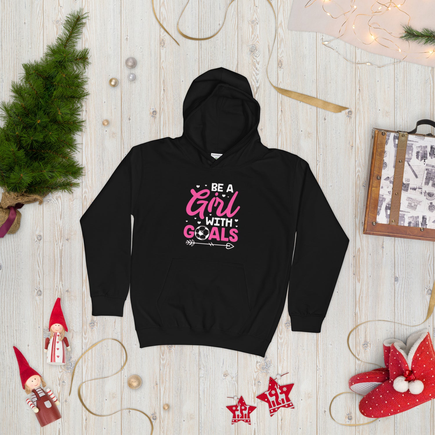 Graphic Print Kids Hoodie for Girls