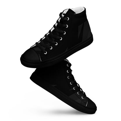 Men’s high top canvas shoes