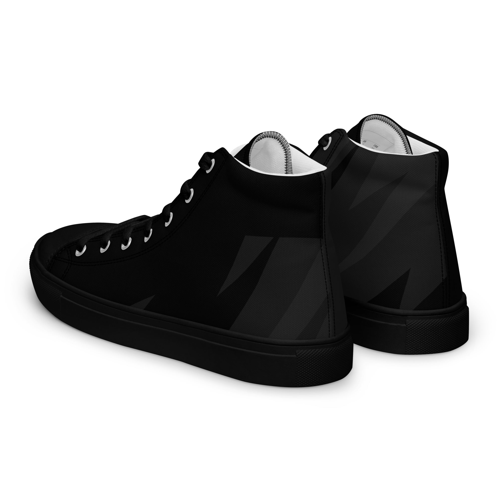 Men’s high top canvas shoes